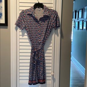 Max Studio print shirtdress